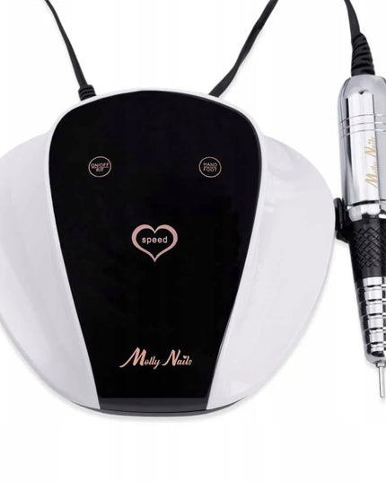 Profesionali nagų frezavimo mašinėlė Molly Nails M18 68 W + laikiklis ir frezų rinkinys