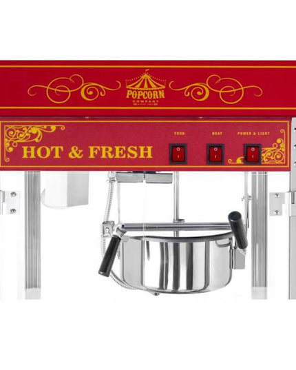 „Royal Catering“ profesionalus stalinis spragėsių aparatas, 230 V, 1,6 kW, raudonas