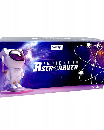 Setty astronauto projektorius, LED žvaigždės ir galaktika, RGB, nuotolinio valdymo pultas, USB, 5 W