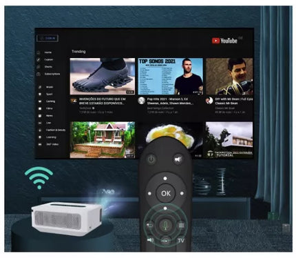 VIZIO TECH X1 4K LED projektorius, Full HD, 12000lm, WiFi, Android + krepšys + 1m HDMI laidas