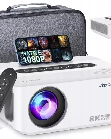 VIZIO TECH X1 4K LED projektorius, Full HD, 12000lm, WiFi, Android + krepšys + 1m HDMI laidas