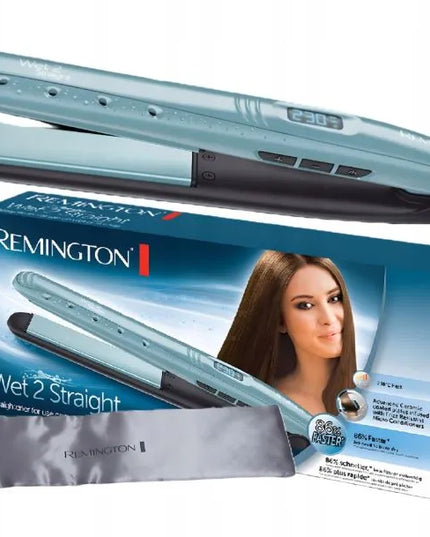 Plaukų tiesintuvas „Remington S7300“ su keraminėmis plokštelėmis ir garų kanalais