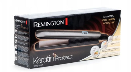 Remington S8540 plaukų tiesintuvas su keratinu ir migdolų aliejumi, keraminėmis plokštelėmis ir dėklu