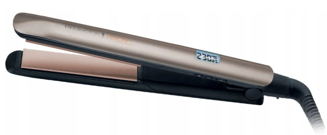 Remington S8540 plaukų tiesintuvas su keratinu ir migdolų aliejumi, keraminėmis plokštelėmis ir dėklu