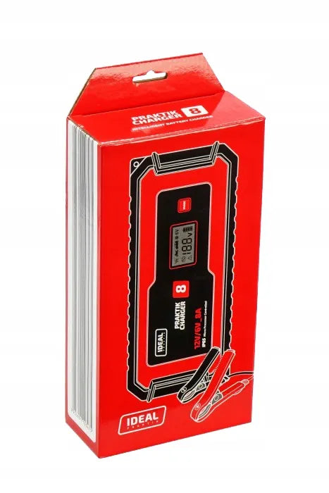 Automatinis automobilinis akumuliatorių įkroviklis IDEAL CHARGER 8A, 6 V / 12 V