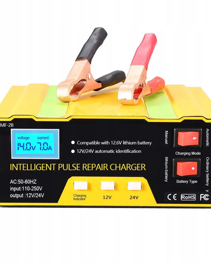 Automatinis akumuliatoriaus įkroviklis „Xtrobb MF-2B“ su atkūrimo funkcija, 12 V / 24 V