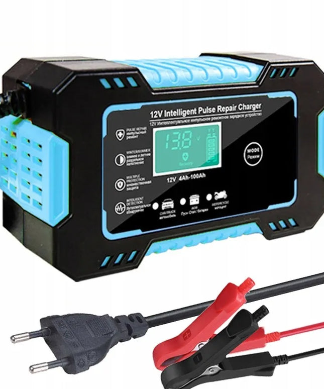 Automatinis mikroprocesorinis 12 V automobilio akumuliatoriaus įkroviklis „Elektromet“
