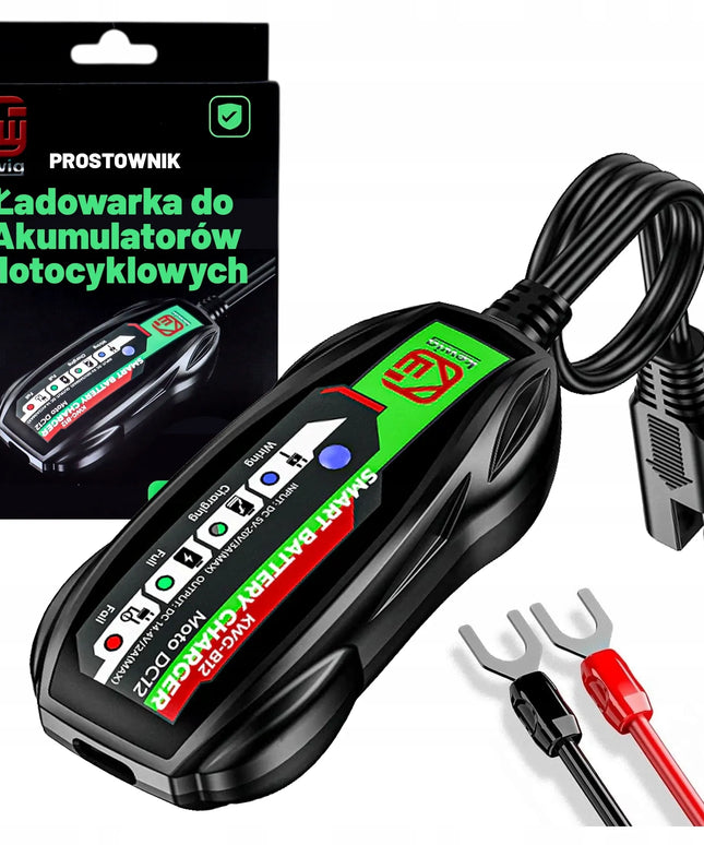 Automatinis 12 V akumuliatorių įkroviklis „Kewig“ motociklui ir keturračiui, USB-C