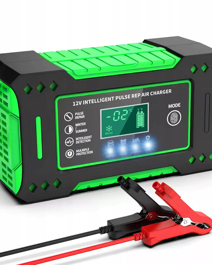 Automatinis automobilinis įkroviklis su akumuliatorių remonto funkcija 12V 24V