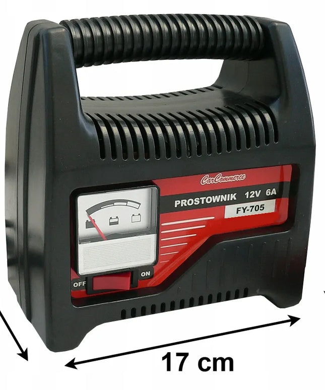 CARCOMMERCE FY-705 automobilinis akumuliatoriaus įkroviklis, 12 V, 6 A