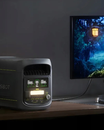 Nešiojamoji maitinimo stotelė Fossibot F1800, 1024 Wh, 1800 W, su programėle, „Wi-Fi“ ir „Bluetooth“