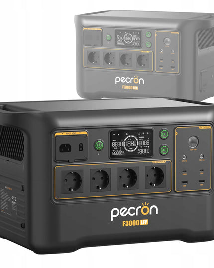Nešiojamoji energijos stotis PECRON F3000LFP, 3600 W, 3072 Wh, UPS