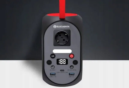 ELECAENTA SG120 nešiojamoji LiFePO4 maitinimo stotelė, 99 Wh, 120 W, kelionėms