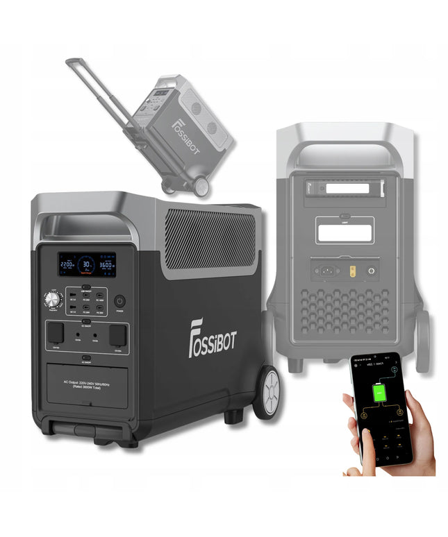 Nešiojamoji elektros energijos stotis Fossibot F3600 3600 W 3840 Wh