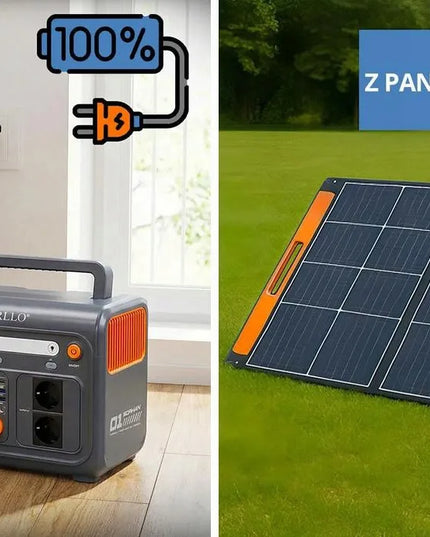 ORLLO 1200 W/1500 W nešiojama energijos stotelė su LiFePO4 akumuliatoriumi EVE