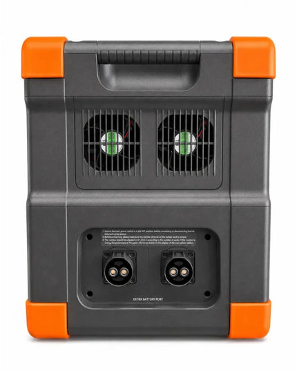 Nešiojamoji elektros stotis Pecron E3800LFP, 4200 W, 3840 Wh, su transportavimo vežimėliu
