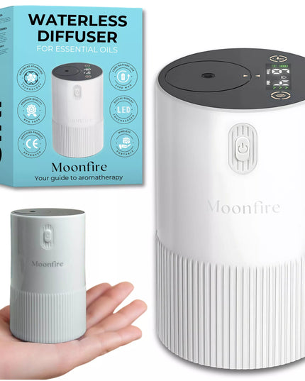 Nešiojamas eterinių aliejų aromaterapijos nebulizatorius SIRI MOONFIRE