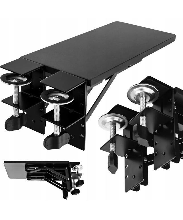 Stalo priedas Spacetronik SPB131B ergonomiškas stalo prailgintuvas 30x15 juodas