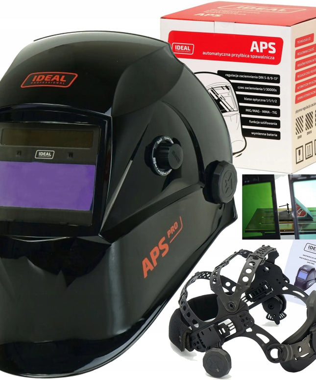 Automatinė suvirintojo kaukė IDEAL APS-510G TrueColour savaime tamsėjanti
