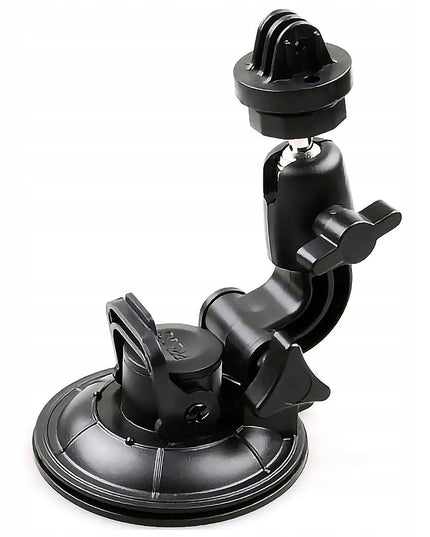 Automobilinis siurbtukas sportinėms kameroms, tvirtinamas prie stiklo, suderinamas su GoPro HERO 6, 5, 4