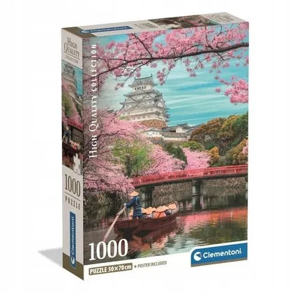 CLEMENTONI dėlionė „Himeji Castle in Spring“, 1000 detalių