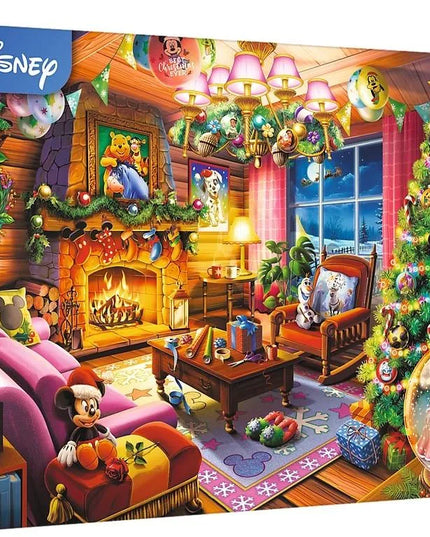 „Trefl“ 1000 dalių dėlionė „Disney. Kalėdinė trobelė“