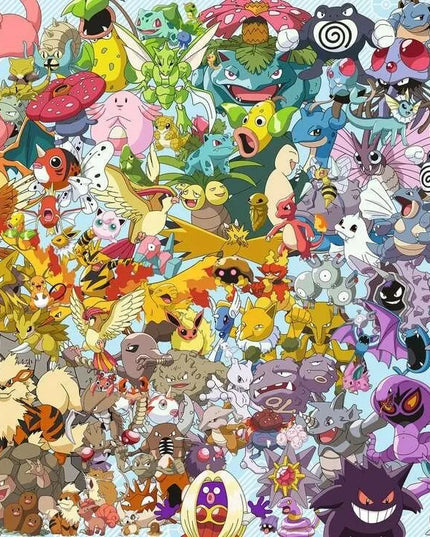 Ravensburger Challenge Pokémon dėlionė, 1000 detalių, 12000460