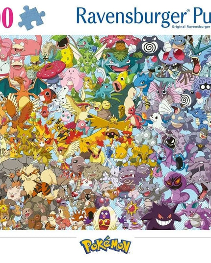 Ravensburger Challenge Pokémon dėlionė, 1000 detalių, 12000460