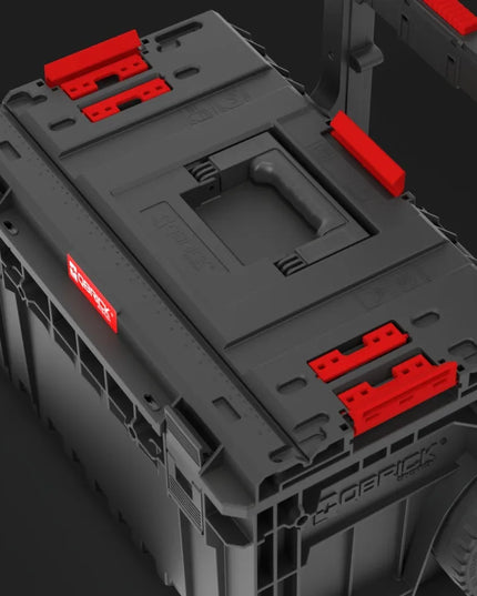 QBRICK SYSTEM ONE Cart 2.0 plastikinė įrankių dėžė su ratukais 52 L