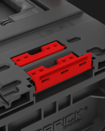 QBRICK SYSTEM ONE Cart 2.0 plastikinė įrankių dėžė su ratukais 52 L