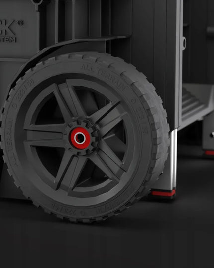 QBRICK SYSTEM ONE Cart 2.0 plastikinė įrankių dėžė su ratukais 52 L