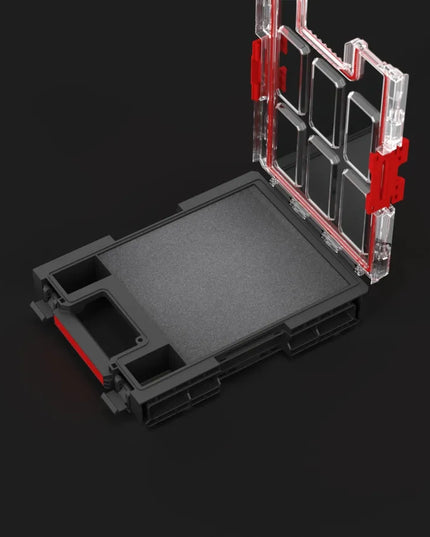 Qbrick System ONE M 2.0 organizatorius su putplasčio įdėklu ir dangčiu, 2,5 l