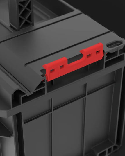 Qbrick System PRO 500 Basic plastikinė įrankių dėžė su dėklu 14l