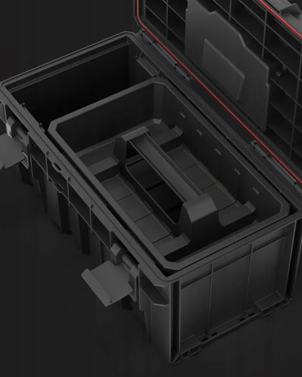 Qbrick System PRO 500 Basic plastikinė įrankių dėžė su dėklu 14l