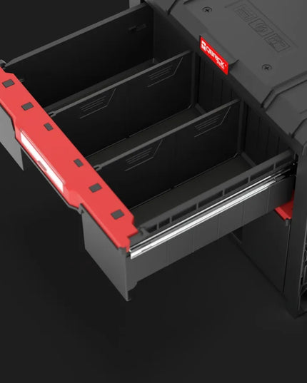 Mobilus įrankių vežimėlis QBRICK SYSTEM PRO CART2.0 PLUS DRAWER2 9,5 l + 12 l