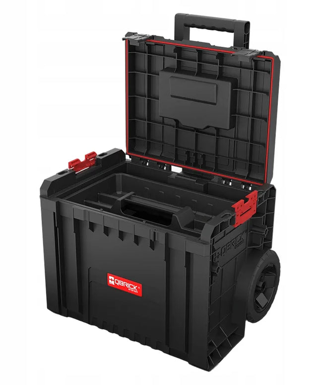 QBRICK SYSTEM PRO Cart 2.0 mobilinė įrankių dėžė ant ratukų 28 l