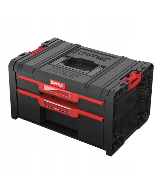 QBRICK SYSTEM PRO Drawer 2 Toolbox 2.0 Basic įrankių dėžė 4,5 l + 9,5 l