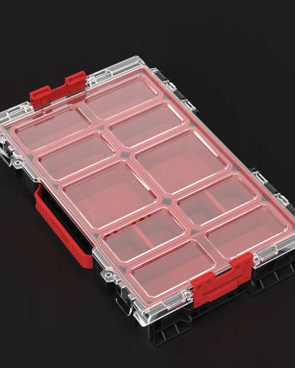 QBRICK SYSTEM PRO Organizer 100 modulinė įrankių dėžė su dangčiu, 5 l
