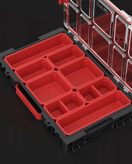 QBRICK SYSTEM PRO Organizer 100 modulinė įrankių dėžė su dangčiu, 5 l