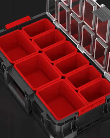QBRICK SYSTEM TWO ORGANIZER Plus su dangčiu didelė įrankių dėžė 14,3l