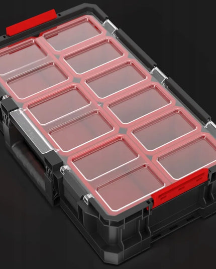 QBRICK SYSTEM TWO ORGANIZER Plus su dangčiu didelė įrankių dėžė 14,3l