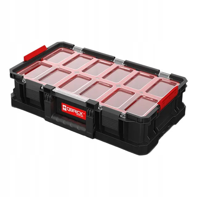 QBRICK SYSTEM TWO ORGANIZER Plus su dangčiu didelė įrankių dėžė 14,3l