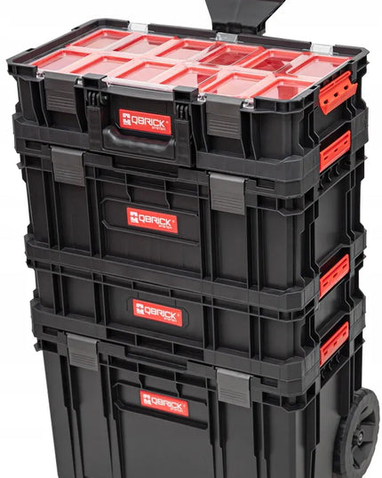 QBRICK SYSTEM TWO 6in1 įrankių dėžių rinkinys su papildomais organizatoriais
