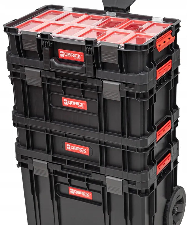 QBRICK SYSTEM TWO 6in1 įrankių dėžių rinkinys su papildomais organizatoriais