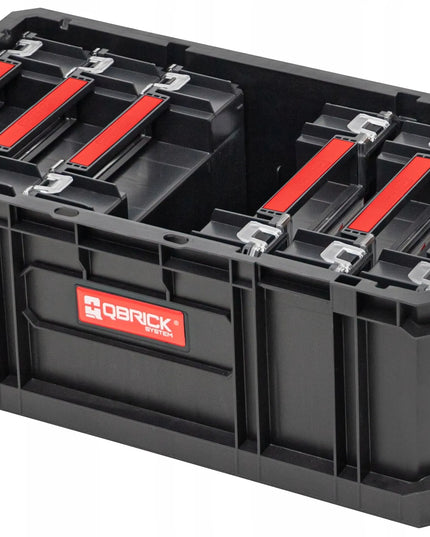 Qbrick System TWO Box 200 + 6 vnt. TWO Organizer Multi įrankių dėžės rinkinys