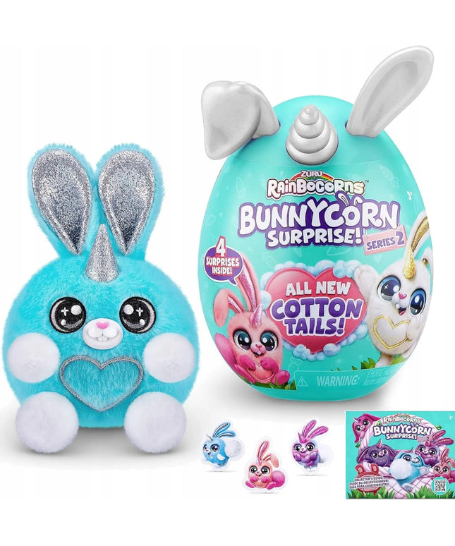 „RAINBOCORNS Boo-Boocorn Surprise“ staigmena – pliušinis zuikutis