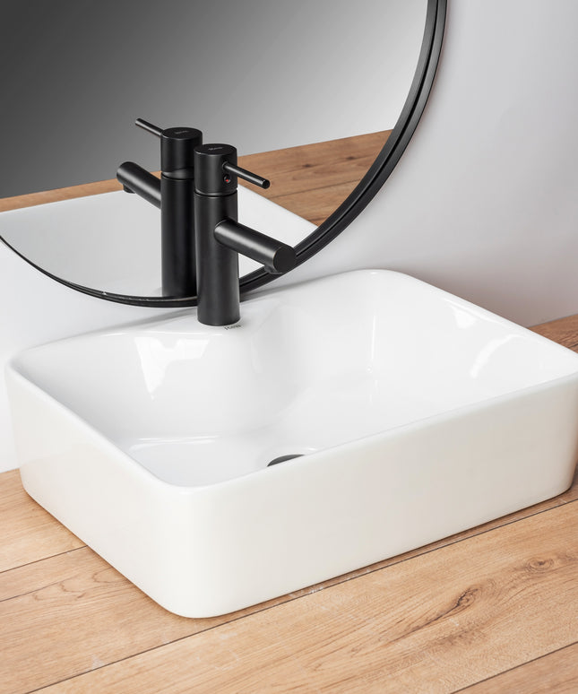 REA Praustuvas Stalviršinis Stačiakampis Baltas Keraminis REA