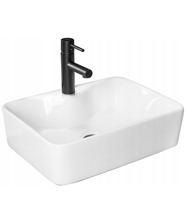 REA Praustuvas Stalviršinis Stačiakampis Baltas Keraminis REA