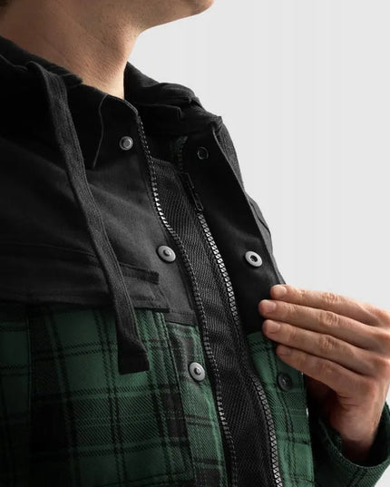 Vyriška tekstilinė motociklininko striukė Rebelhorn Shifter Black Green