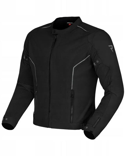 Vyriška tekstilinė motociklininko striukė Rebelhorn Wave Black